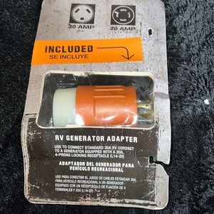 Rv generator adapter